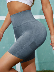 Seamless Sports Shorts Women's Activewear Wide Waistband