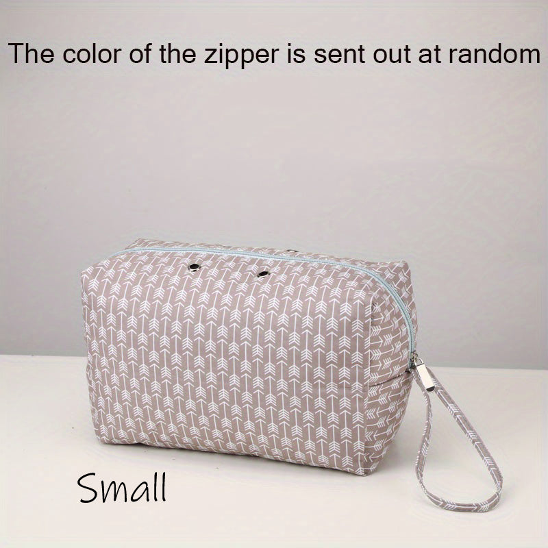 Yarn Storage Bag Crochet Organizer Bag With Dividers Gray