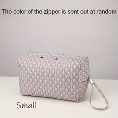 Yarn Storage Bag Crochet Organizer Bag With Dividers Gray