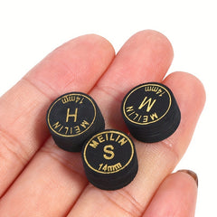 2pcs 14mm Pool Stick Tips Pool Cue Tips Replacement Billiards Accessories