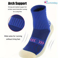Kid's Non-Slip Crew Socks Towel Sole Quick Dry Breathable Outdoor Activities