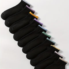 10 Pairs Women's Sports Ankle Socks Soft & Lightweight Low Cut Stockings