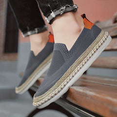 Men's Lightweight Breathable Loafer Shoes Slip On Espadrille Shoes