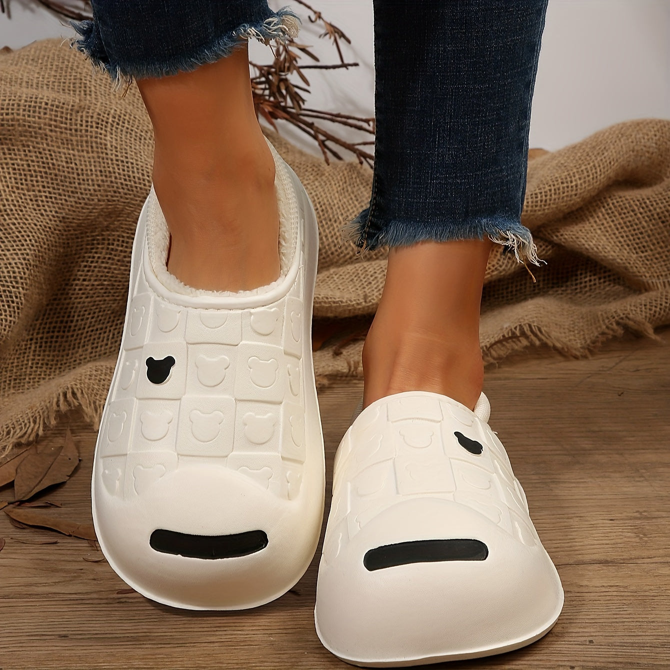 Women's Plush Lined Snow Shoes Non Slip Winter Boots