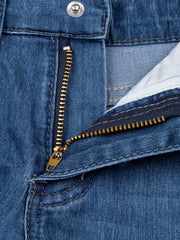 Girls' Flared Jeans With Bow Decor