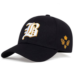 Gothic Letter Embroidery Baseball Cap Vintage Hip Hop Sports Hat