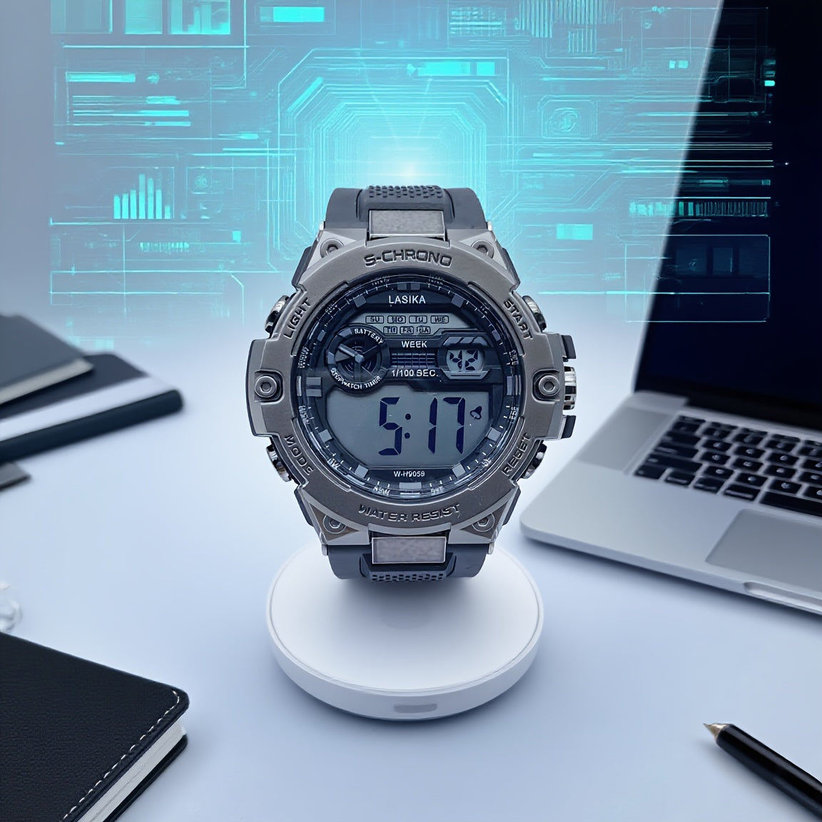 Youth Waterproof Sport Watch with Alarm, Stopwatch, Digital Display