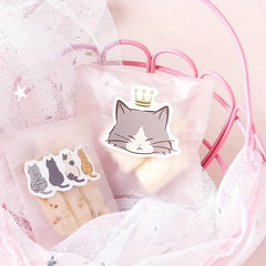 45pcs Cat Diary Album Decorative Sealing Stickers DIY Stickers