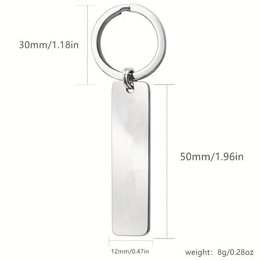 Motivational Keychain Gift For Friends Stainless Steel Keyring