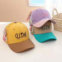 Unisex Adjustable Casual Baseball Cap with WILD Embroidery
