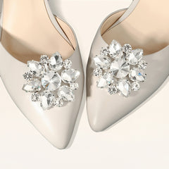 Crystal Shoe Clip Rhinestone Decoration 1 Pair