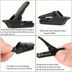 20pcs Outdoor Tents Mini Crocodile Clip Windproof Rope Fixed Clip