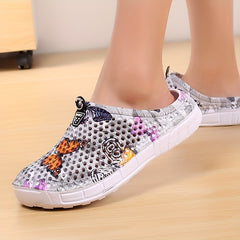 Women's Butterfly Hole Slippers Non-slip Beach Slippers
