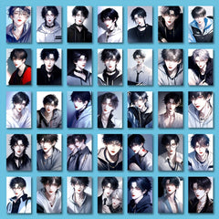 54pcs Glow Anime Pvc Waterproof Laptop Stickers