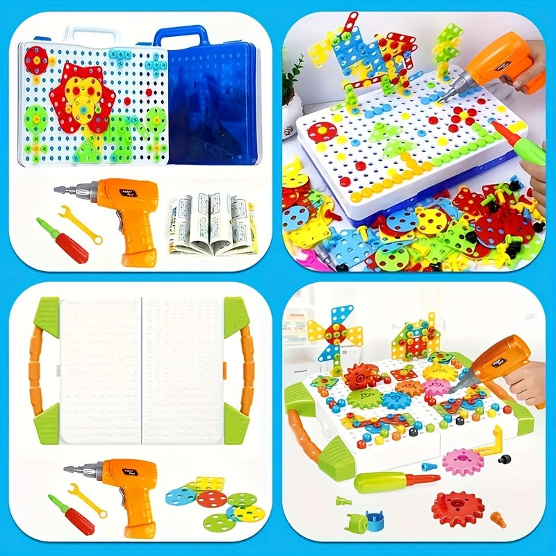 Kids' Playhouse DIY Screwdriver Toolbox Toy