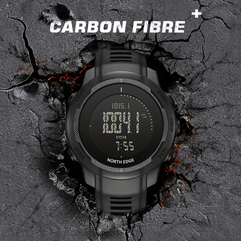 Sports Smart Watch Altimeter Barometer Compass WR50M