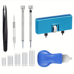 Watch Repair Tool Kit Watch Case Opener Back Remover Holder 26pcs