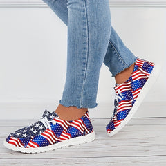 Women's Star Comfort Canvas Shoes Lightweight Low Sports Shoes