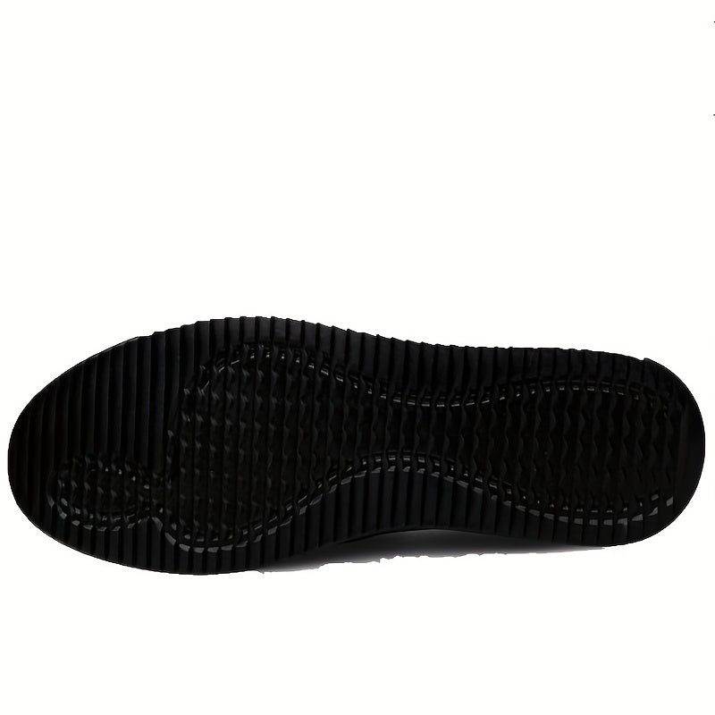 Men's Leather Slip On Loafers Lightweight Non Slip Comfy Casual Shoes