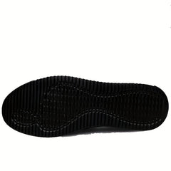 Men's Leather Slip On Loafers Lightweight Non Slip Comfy Casual Shoes