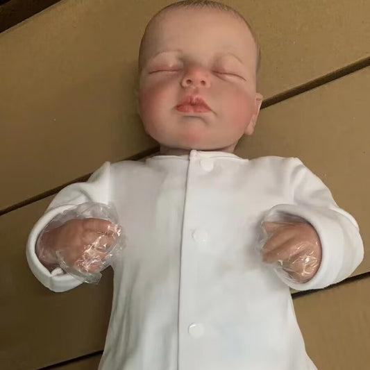 Hand Painted 3D Skin Reborn Baby Doll 19inch Perfect Gift