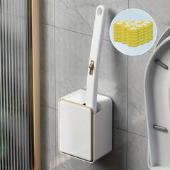 Wall Mounted Toilet Brush Silicone Cleaning Brush