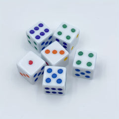 6pcs Game Dice Indoor Party Game Toys Gift Friends