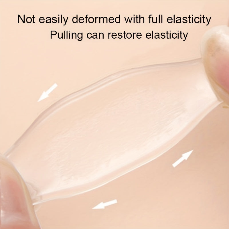 6pcs Silicone Insoles Gel Pad Forefoot Protector Heel Rubbing Pad