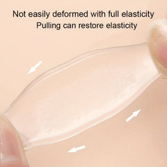6pcs Silicone Insoles Gel Pad Forefoot Protector Heel Rubbing Pad