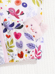 Girls Hooded Sun Protection Jacket for Spring Summer Autumn