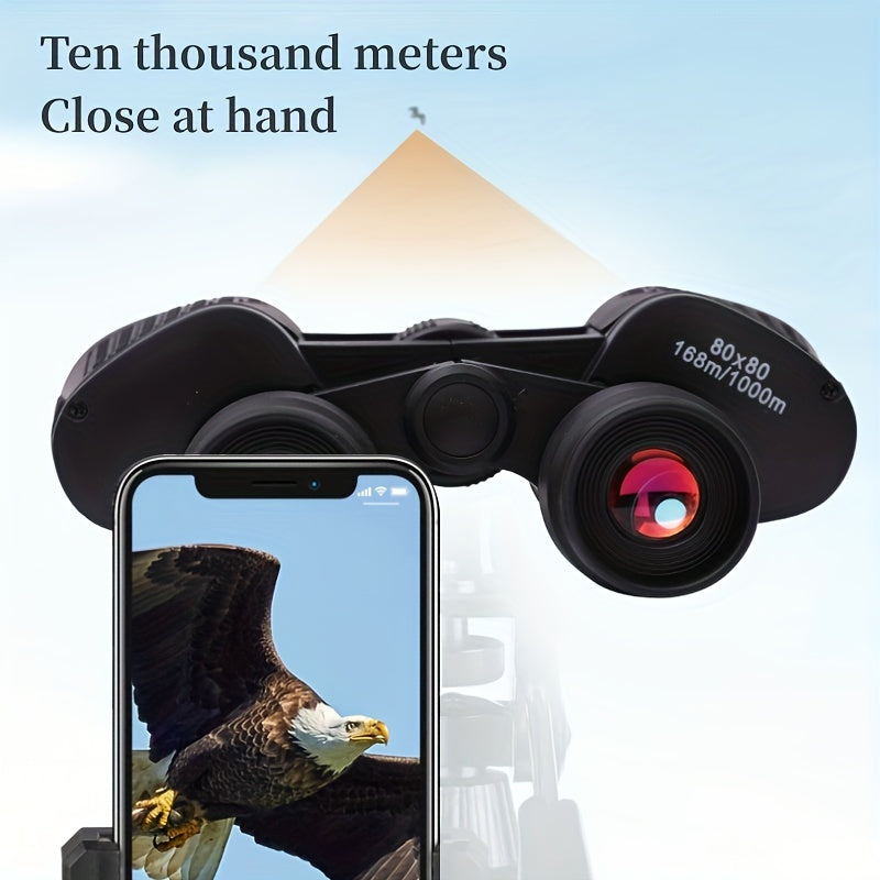 80x80 Binoculars HD Prism Glass Lens For Bird Watching Sports Concerts