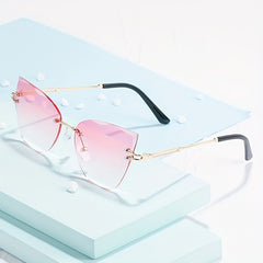 Cat Eye Gradient Lens Sunglasses UV400