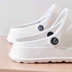Men's Slip On Platform Clogs With Charms Outdoor Comfy Anti skid