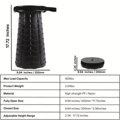 Portable Folding Camping Stool Lightweight Seat For Fishing Outdoors