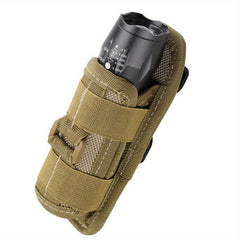 Rotatable Flashlight Pouch Holster with Belt Clip