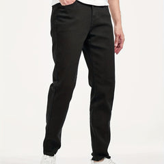 Men's Cotton Regular Fit Stretch Jeans for Spring Summer