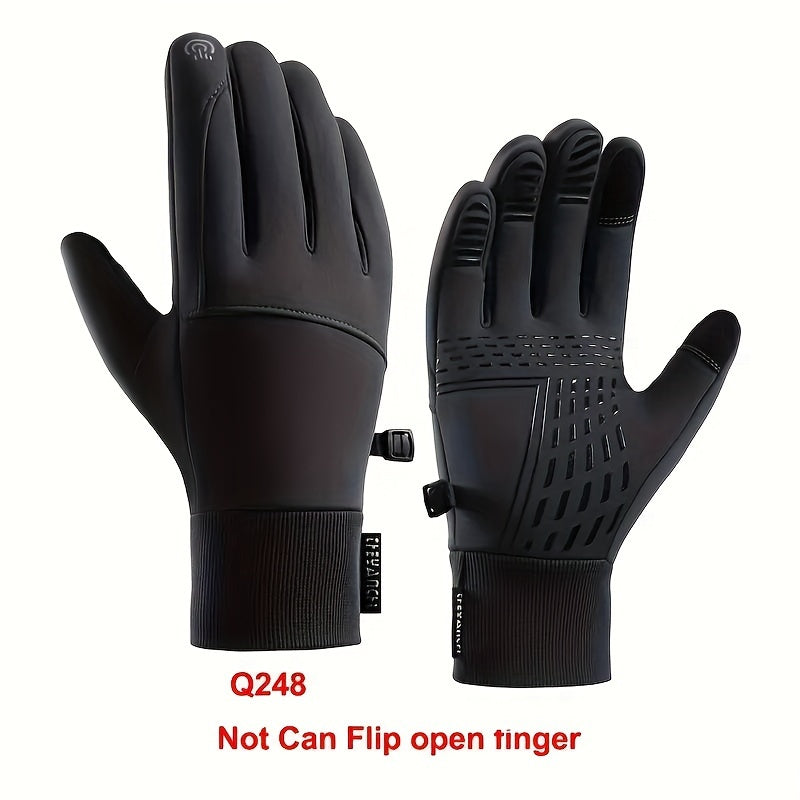 Men's Winter Touch Screen Gloves Windproof Waterproof Warm