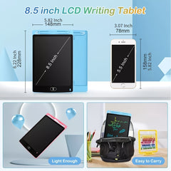 LCD Writing Board For Kids 8.5 Inch - Colorful Doodle Drawing Board
