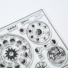 Cartoon Transparent Scrapbooking Stamp for Students Card Making