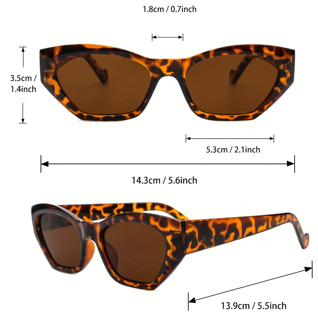 Tortoiseshell Cat Eye Sunglasses UV400