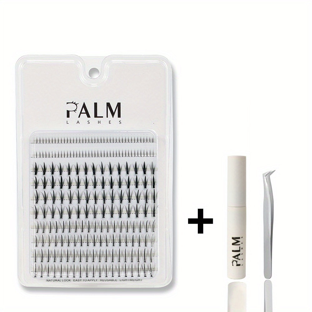 Curling Wispy Lash Kit Natural Look Long Thick Volume Lashes