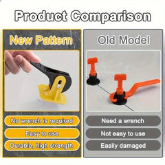 Tile Leveling System 50/100pcs Floor Wall Tile Leveling Tool Replaceable T Pin