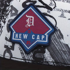 Graffiti Print Baseball Cap Hip Hop Snapback Hat for Men Women
