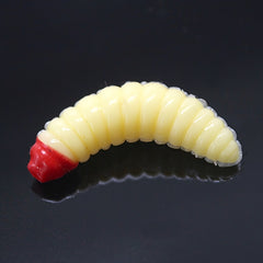 50pcs Soft Worm Fishing Bait Kit Bass Lures Freshwater Accessories