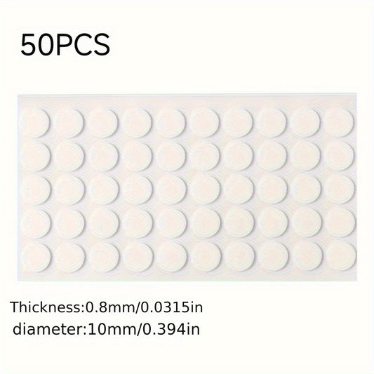 50pcs Strong Transparent Double Sided Tape with Acrylic Adhesive