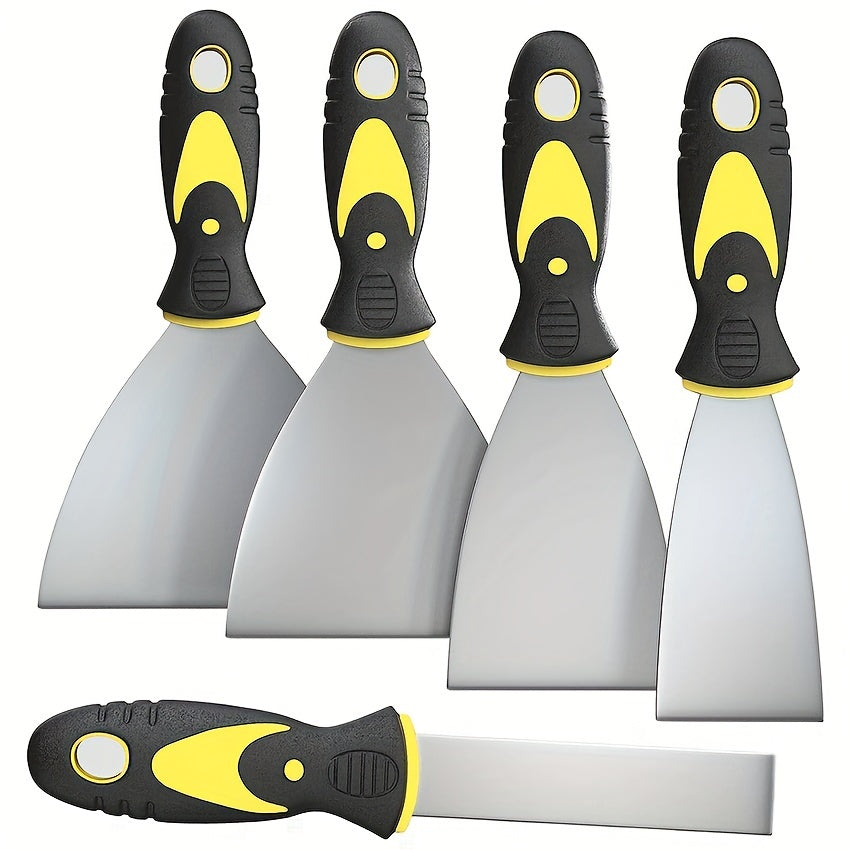 5pcs Caulk Remover Tools Kit Grout Removal Sealant Finishing Glue Scraper Tool