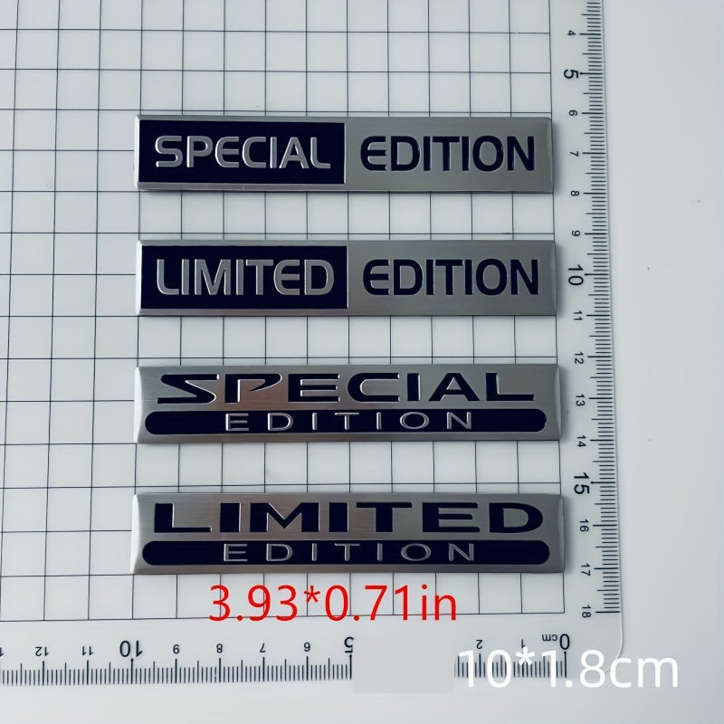 Pair Of SPECIAL EDITION Car Logos Stickers