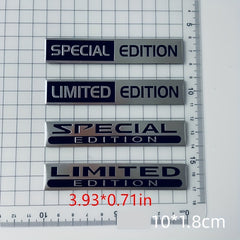 Pair Of SPECIAL EDITION Car Logos Stickers