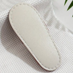 Striped Open Toe House Slippers Anti-Skid Slip-On Shoes Indoor Men
