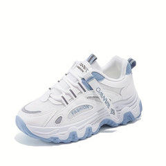 Thick Bottom Mesh Breathable Sneakers Heighten Comfortable Running Shoes